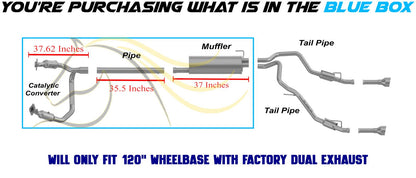 2009-2010 Dodge RAM 1500 5.7L Exhaust Catalytic Converter Front Pipe Muffler Kit | EPA Approved