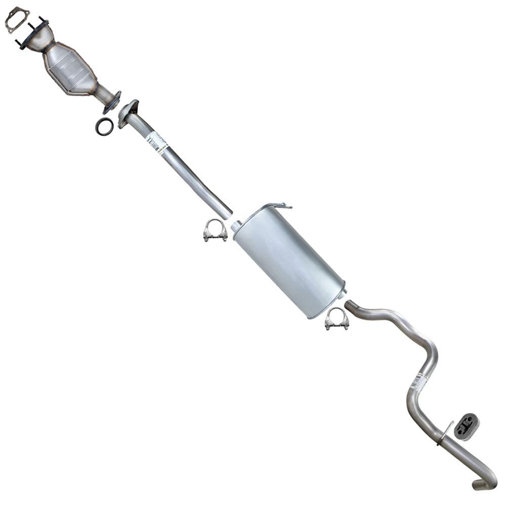 2004-2006 Mazda B3000 3.0L Exhaust Catalytic Converter Pipes and Muffler Kit | EPA Approved