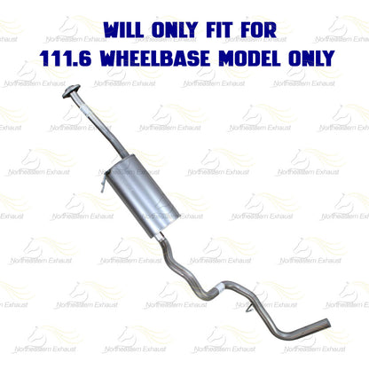 2004-2006 Mazda B3000 3.0L Exhaust Catalytic Converter Pipes and Muffler Kit | EPA Approved