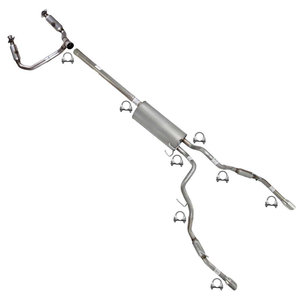 2011-2018 RAM 1500 5.7L Complete Exhaust System Kit with Tips | EPA Approved