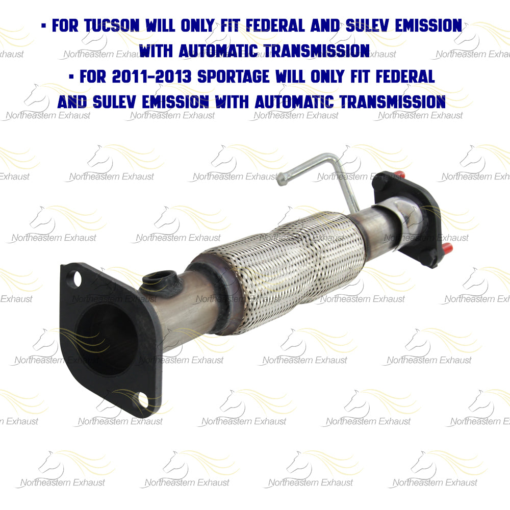 Exhaust Manifold Front Pipe Kit for 2010-2015 Hyundai Tucson 2.4L | 2011-2016 Kia Sportage 2.4L | EPA Approved