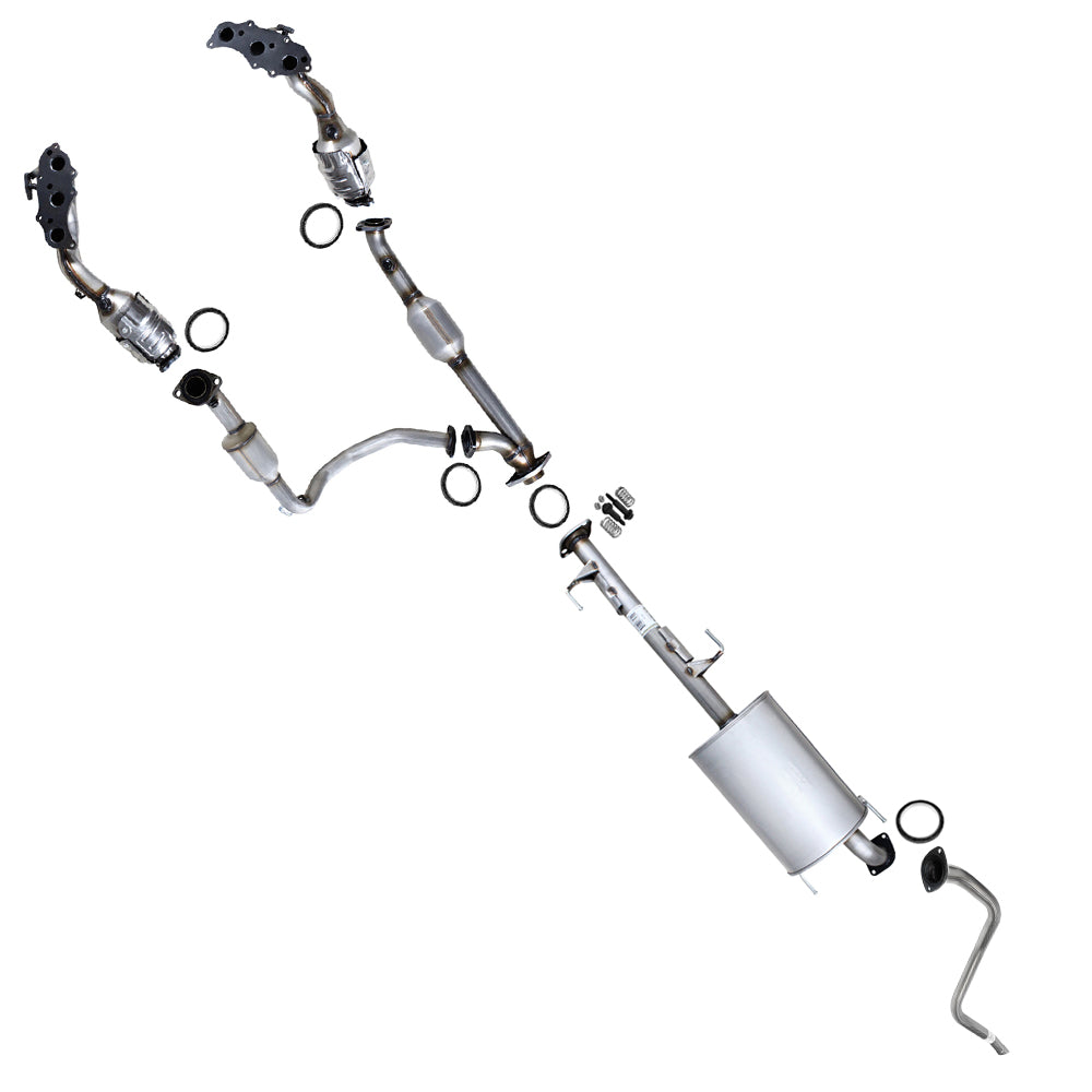 2013-2014 Toyota FJ Cruiser 4.0L Complete Exhaust System Kit | EPA Approved