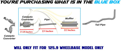 2004-2006 Mazda B3000 3.0L 125.9in WB Rear Catalytic Intermediate Pipe with Muffler Kit | EPA Approved