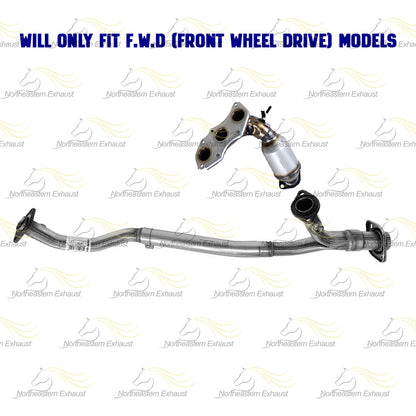 2007-2010 Toyota Sienna 3.5L Exhaust Passenger Side Manifold Catalytic Converter and Y Pipe Kit | FWD