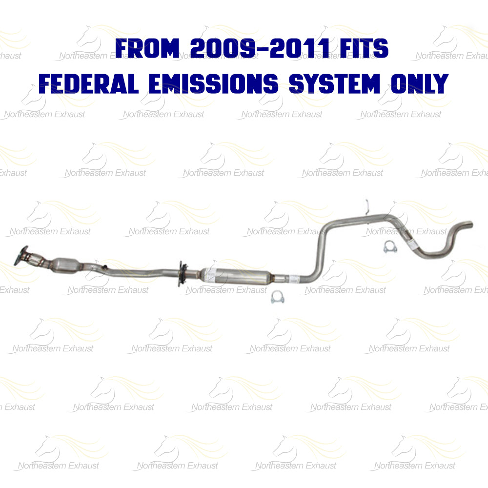 2006-2011 Chevy Impala 3.5L Exhaust Catalytic Resonator and Intermediate Pipe | EPA Approved