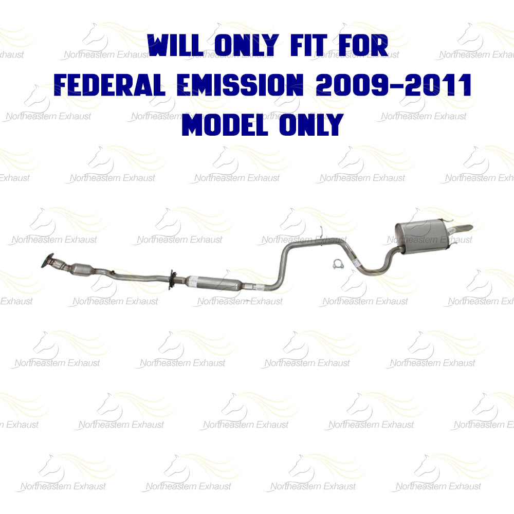 2006-2011 Impala 3.5L Catalytic Resonator Int. Pipe & Muffler Kit  EPA