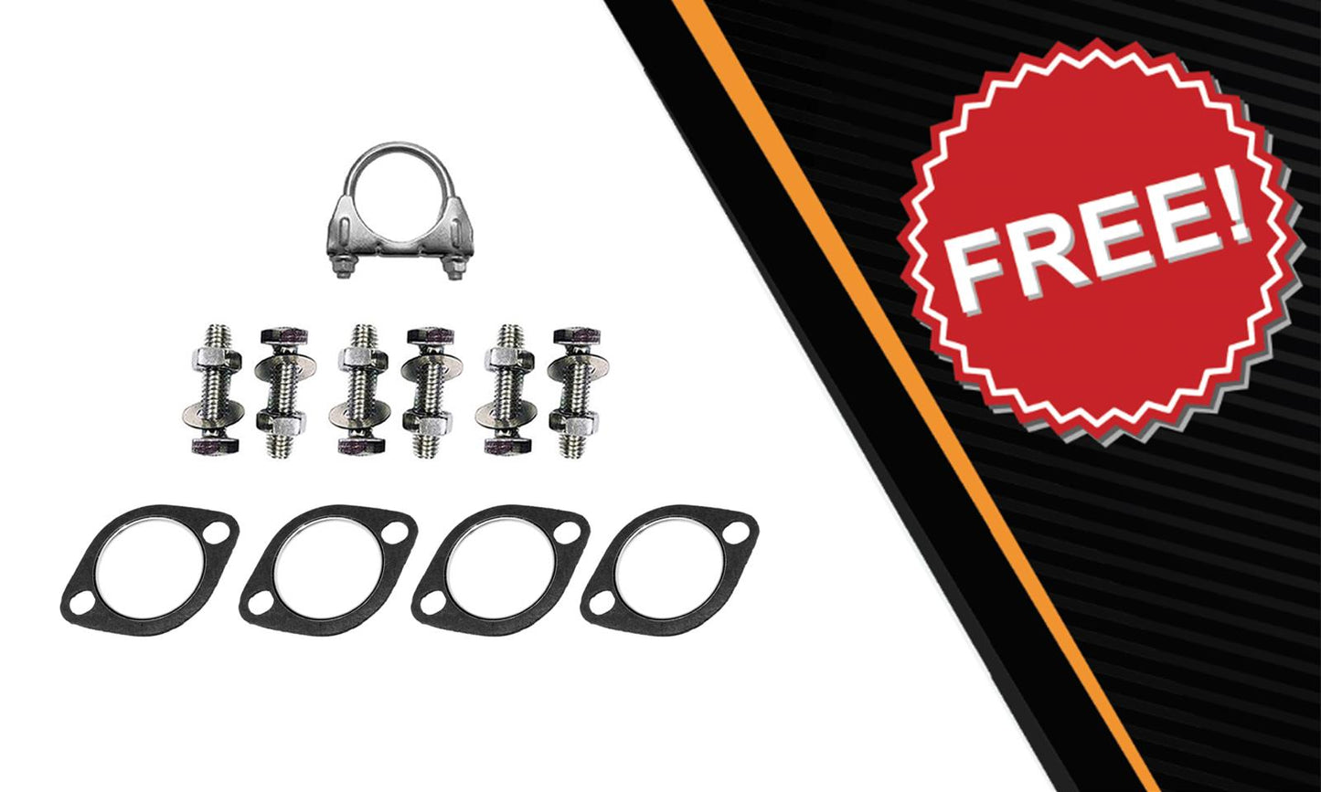 2003-2008 INFINITI FX35 G35 3.5L Stainless Steel Flex Y-Pipe Resonator Kit
