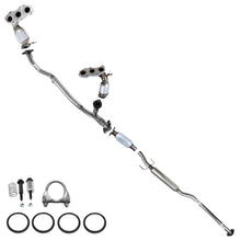 2007-2010 Toyota Sienna 3.5L FWD Pair of EPA Manifold Y Pipe Rear Catalytic and Resonator Kit