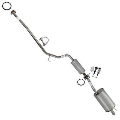 2014–2015 Honda Civic 1.8L Intermediate Pipe, Resonator & Muffler Exhaust Kit Non-CNG