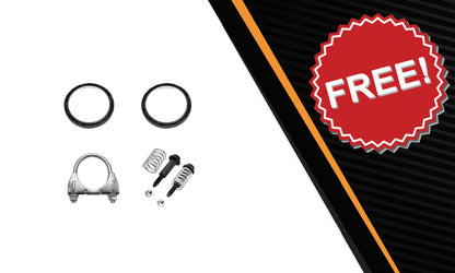 2014–2015 Honda Civic 1.8L Intermediate Pipe, Resonator & Muffler Exhaust Kit Non-CNG