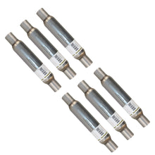 Six Universal Glass Pack Muffler/Resonator Exhaust 2"ID | 2.12" OD | 17" length