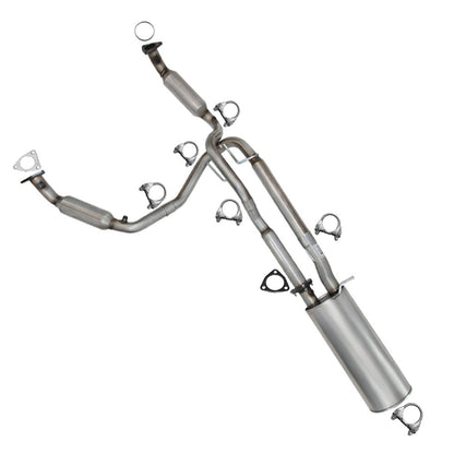 2006-2009 Savana & Express 3500 6.0L Pair of EPA Catalytic Converter and Muffler Kit