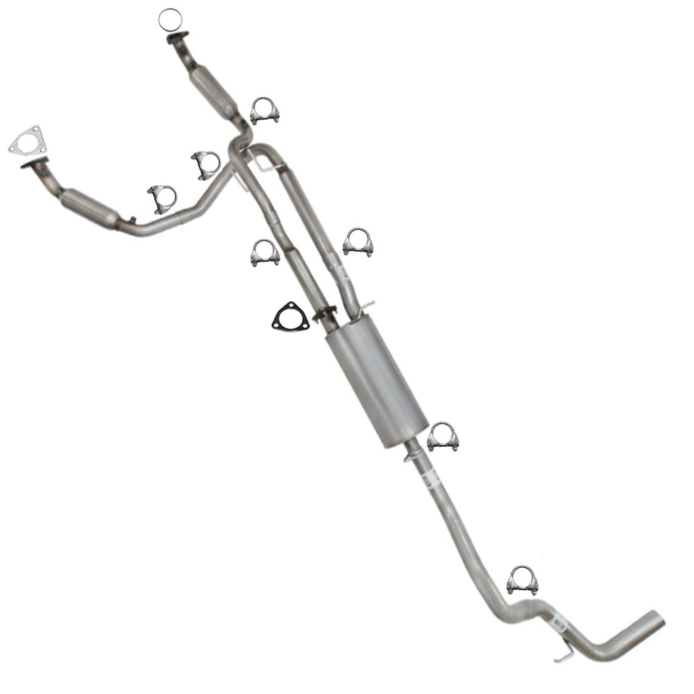 2006-2009 Savana and Express 3500 6.0L Exhaust Catalytic Muffler Tail Pipe Kit EPA Approved