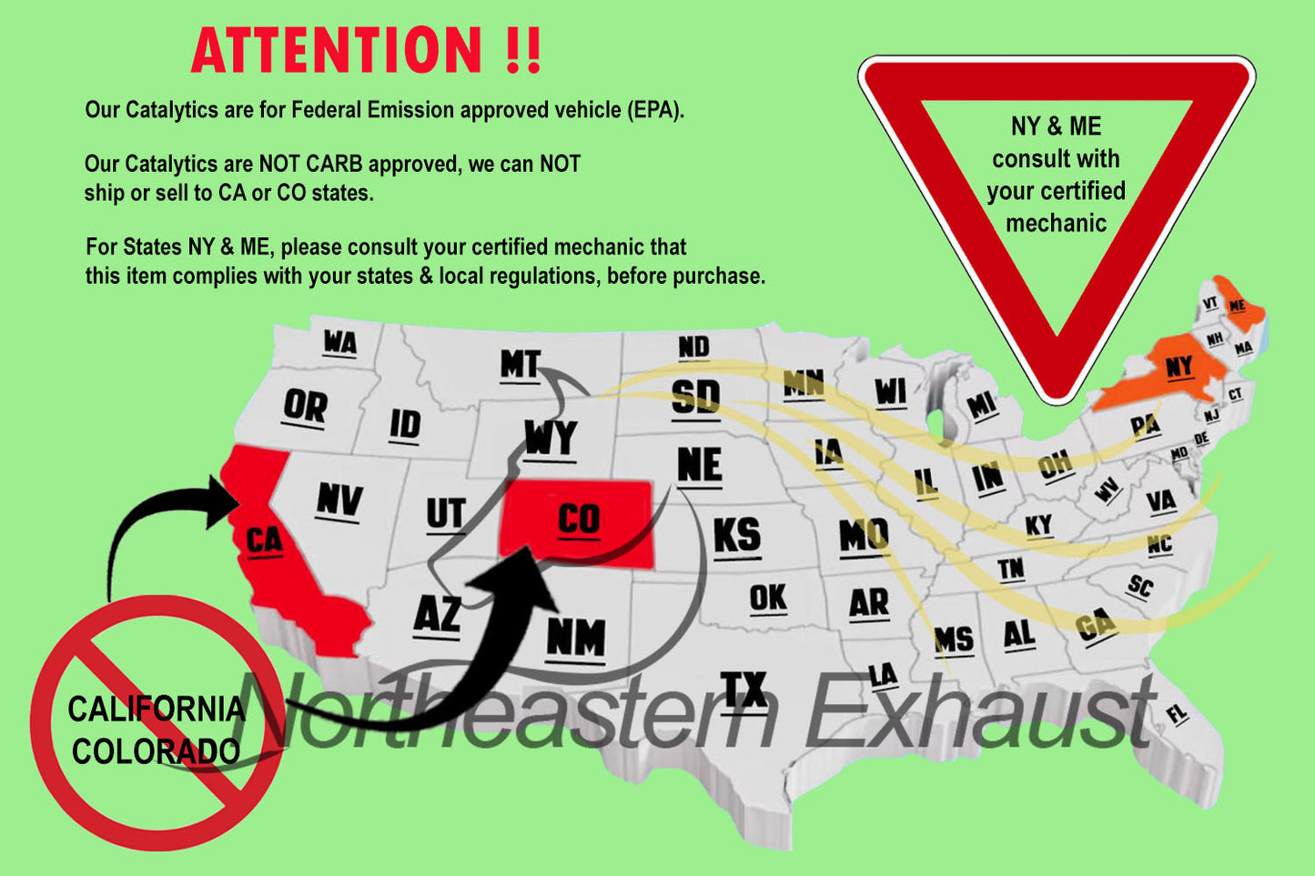 2001-2003 Toyota Sienna 3.0L Front and Rear Exhaust Catalytic Converters | EPA Approved