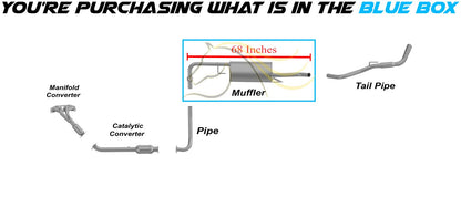 Direct Fit Exhaust Muffler for 2005-2018 Nissan Frontier 2.5L | 2009-2012 Suzuki Equator 2.5L