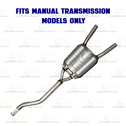 2005-2008 Audi A4 Quattro 2.0L Stainless Steel Front Pipe and Resonator Exhaust Kit
