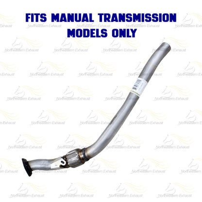 2005-2008 A4 Quattro 2.0L Stainless Steel Front Pipe Resonator and Pair of Mufflers Kit