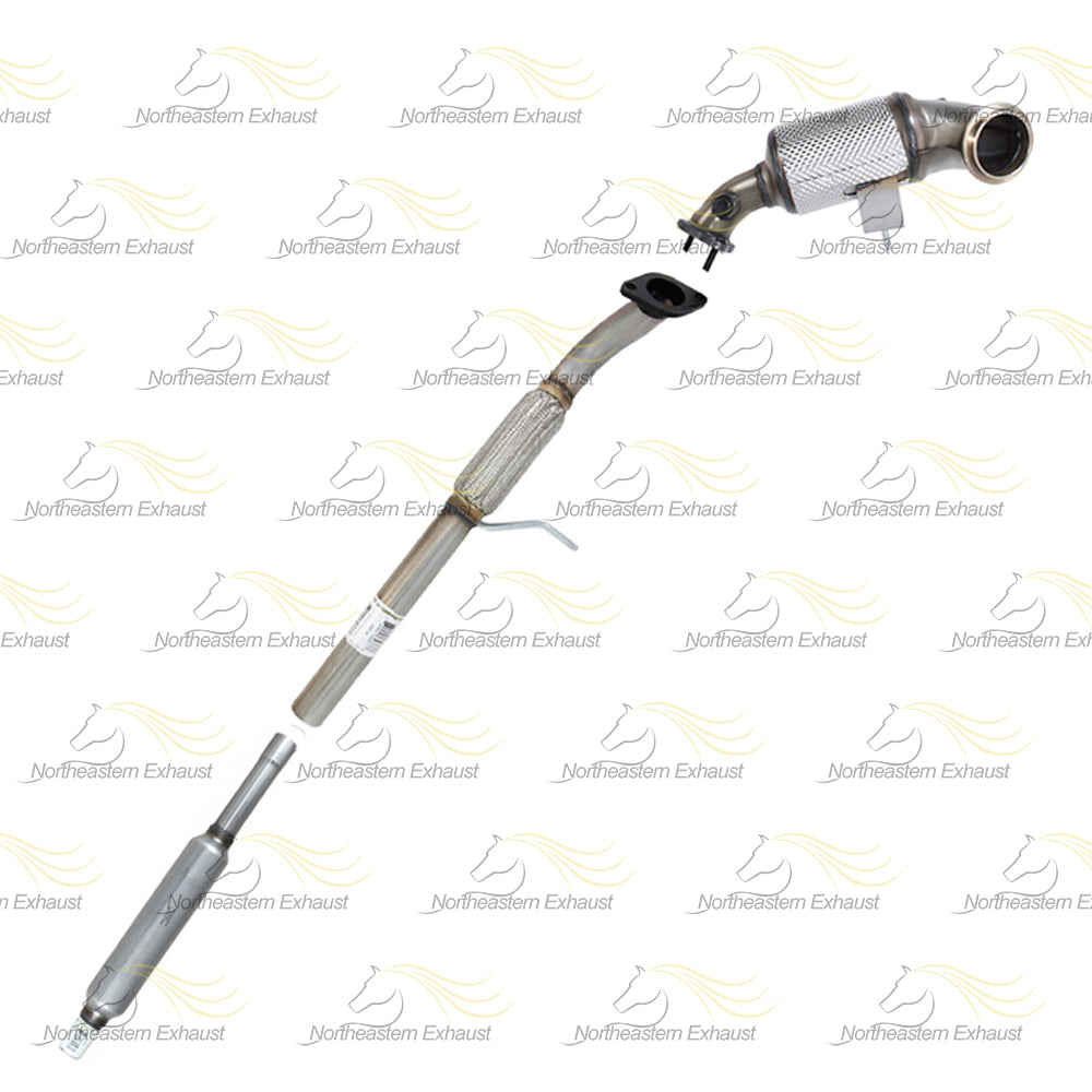 2012-2015 Ford Explorer 2.0L EPA Manifold Catalytic w/ Front Pipe Resonator Kit