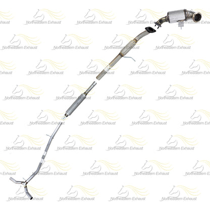 2012-2015 Ford Explorer 2.0L EPA Manifold Catalytic w/ Front Pipe Resonator Kit