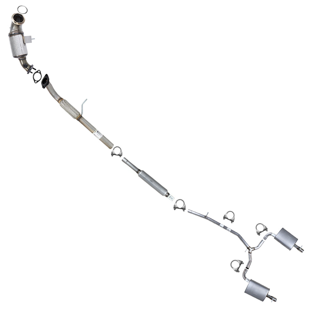 2012-2015 Ford Explorer 2.0L Stainless Steel Complete Exhaust System kit | EPA Approved