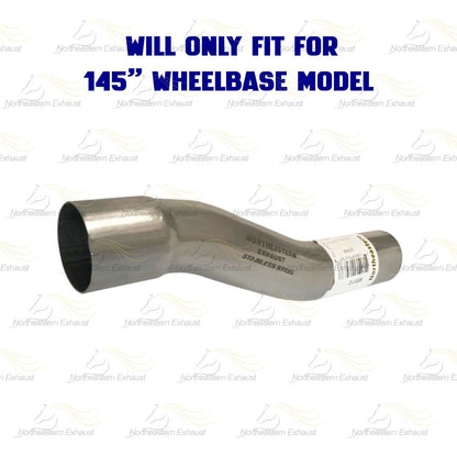 2005-2008 Ford F-150 4.2L 145" WB Stainless Steel Exhaust Pipes Muffler Kit