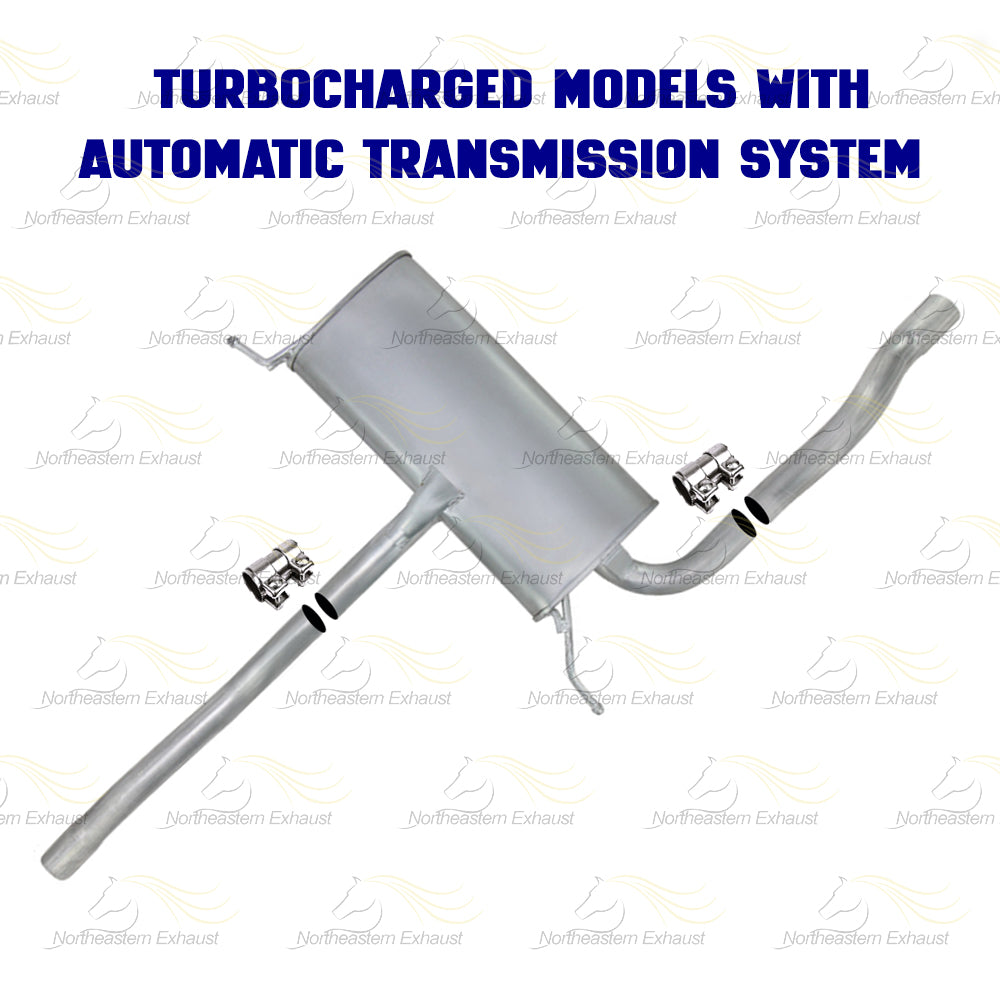 1998-2005 VW Passat 1.8L EPA Catalytic, Flex Pipe w/ Muffler & Resonator Kit | Automatic Transmission