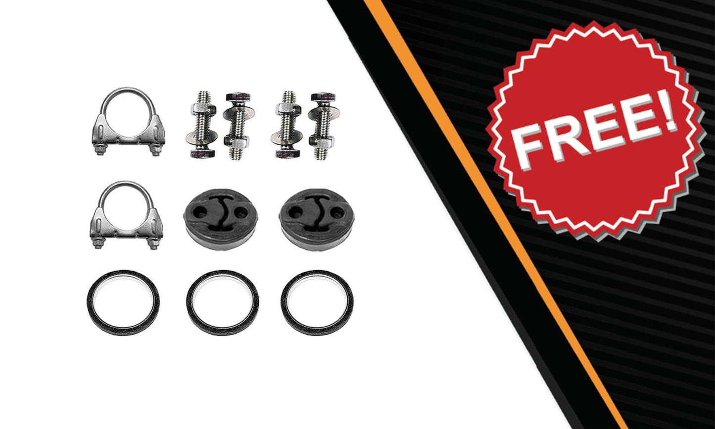 2002-2006 Toyota Camry and Solara 2.4L Exhaust Manifold Catalytic Converter Resonator Muffler Kit