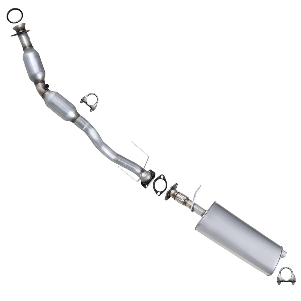 2008-2009 Trailblazer and Envoy 4.2L EPA-Approved Rear Catalytic Muffler Kit