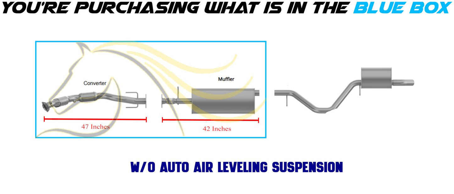 2008-2009 Trailblazer and Envoy 4.2L EPA-Approved Rear Catalytic Muffler Kit