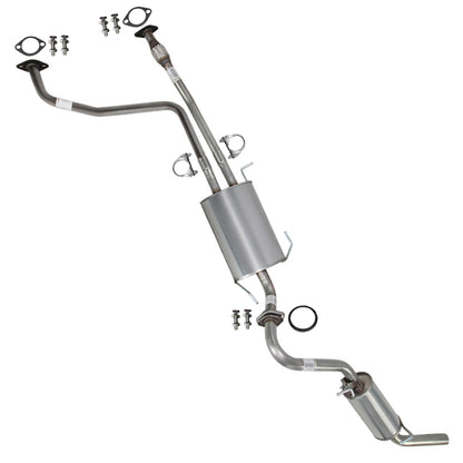 Muffler Assembly and Resonator for 1996-2000 Nissan Pathfinder and Infiniti QX4 3.3L