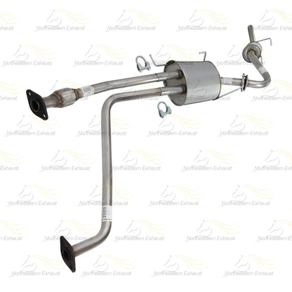 Muffler Assembly and Resonator for 1996-2000 Nissan Pathfinder and Infiniti QX4 3.3L