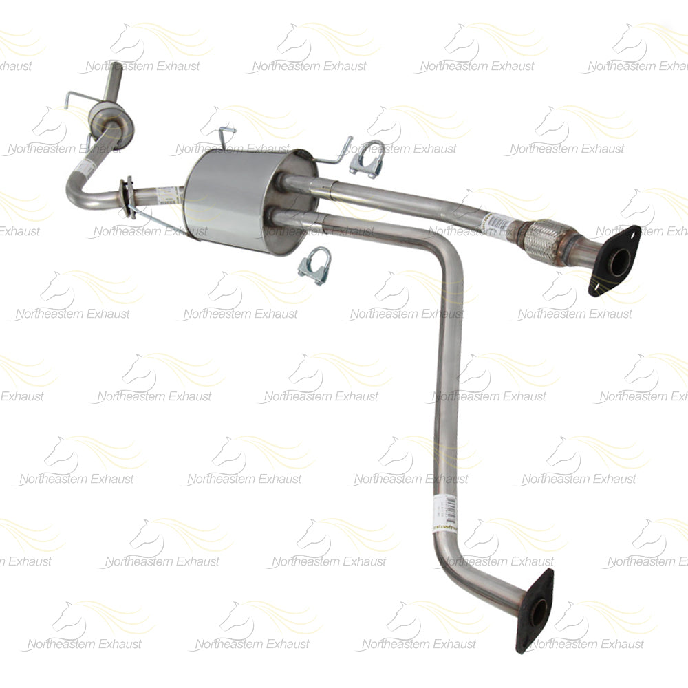 Muffler Assembly and Resonator for 1996-2000 Nissan Pathfinder and Infiniti QX4 3.3L