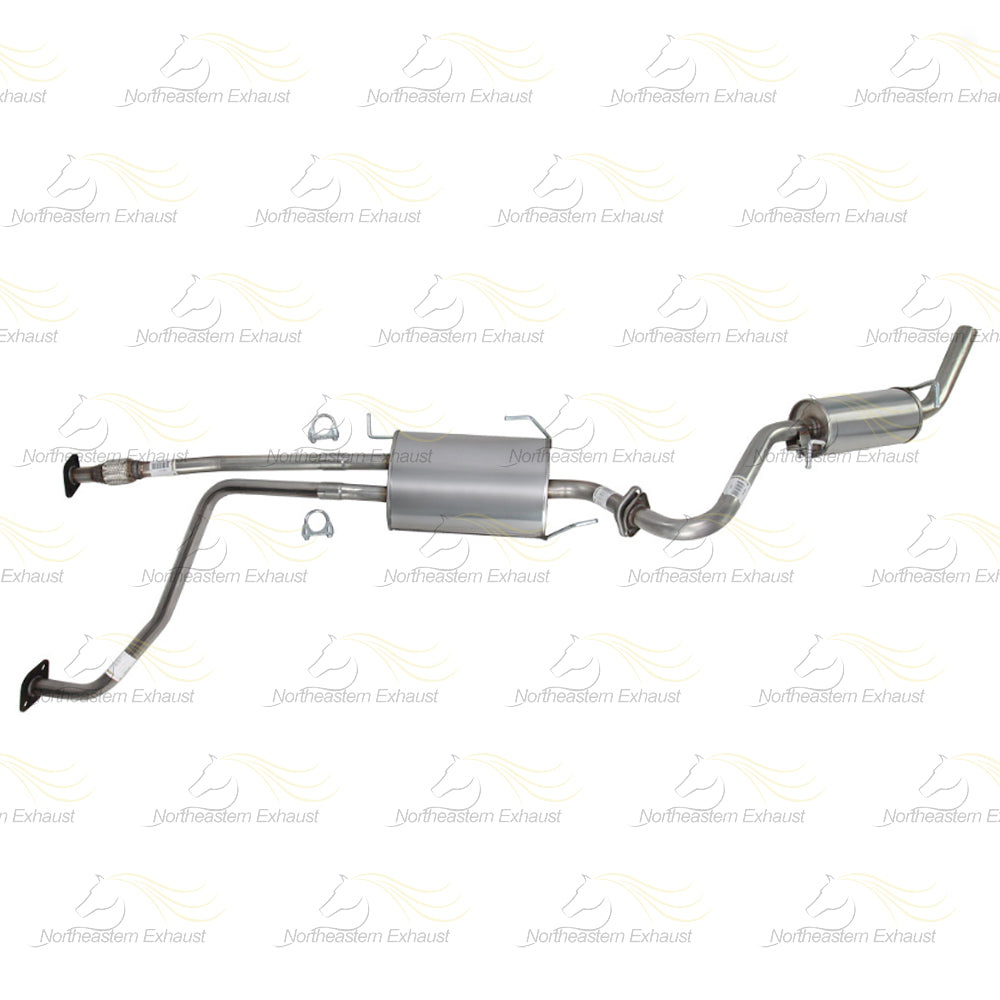 Muffler Assembly and Resonator for 1996-2000 Nissan Pathfinder and Infiniti QX4 3.3L