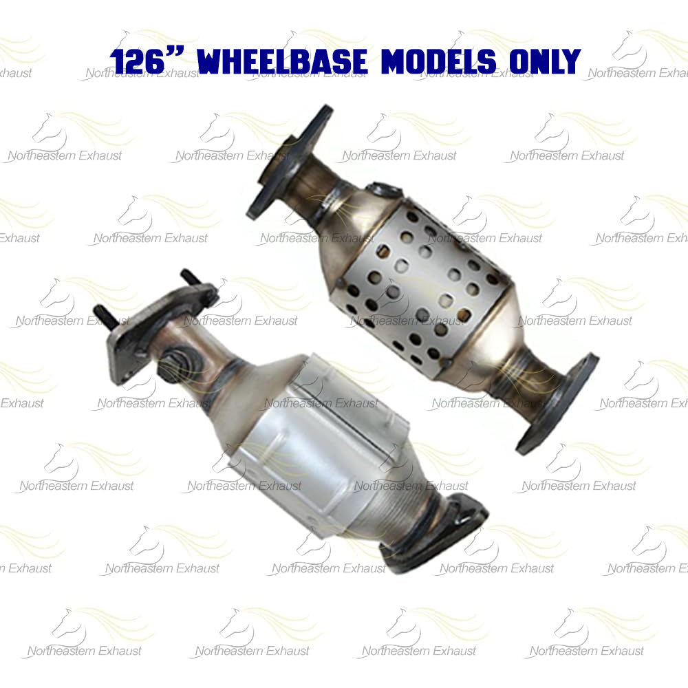 2009-2012 Suzuki Equator 4.0L EPA Approved Exhaust Pair of Manifold Catalytic Converters Pipe and Muffler