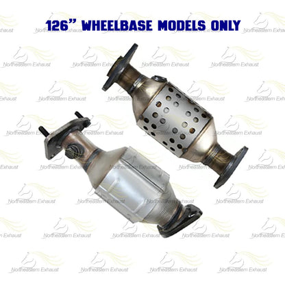 2009-2012 Suzuki Equator 4.0L EPA Approved Exhaust Pair of Manifold Catalytic Converters Pipe and Muffler