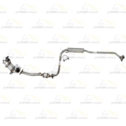 2009–2013 Honda Fit 1.5L Front Manifold Rear Catalytic Converter Resonator Pipe Exhaust Kit | EPA Approved