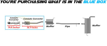 2010-2014 Chevy Equinox 2.4L Exhaust Front & Rear Catalytic Kit EPA-Approved
