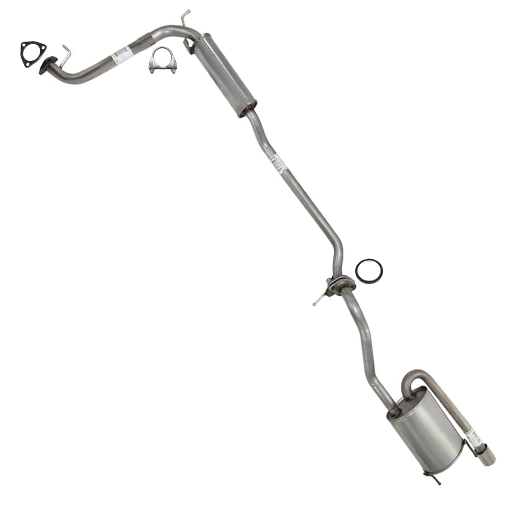 2009-2013 Honda Fit 1.5L Stainless Steel Resonator & Muffler Exhaust Kit