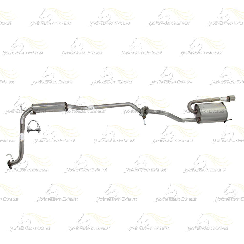 2009-2013 Honda Fit 1.5L Stainless Steel Resonator & Muffler Exhaust Kit