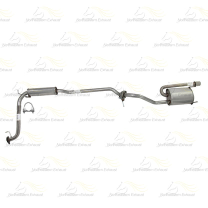 2009-2013 Honda Fit 1.5L Stainless Steel Resonator & Muffler Exhaust Kit