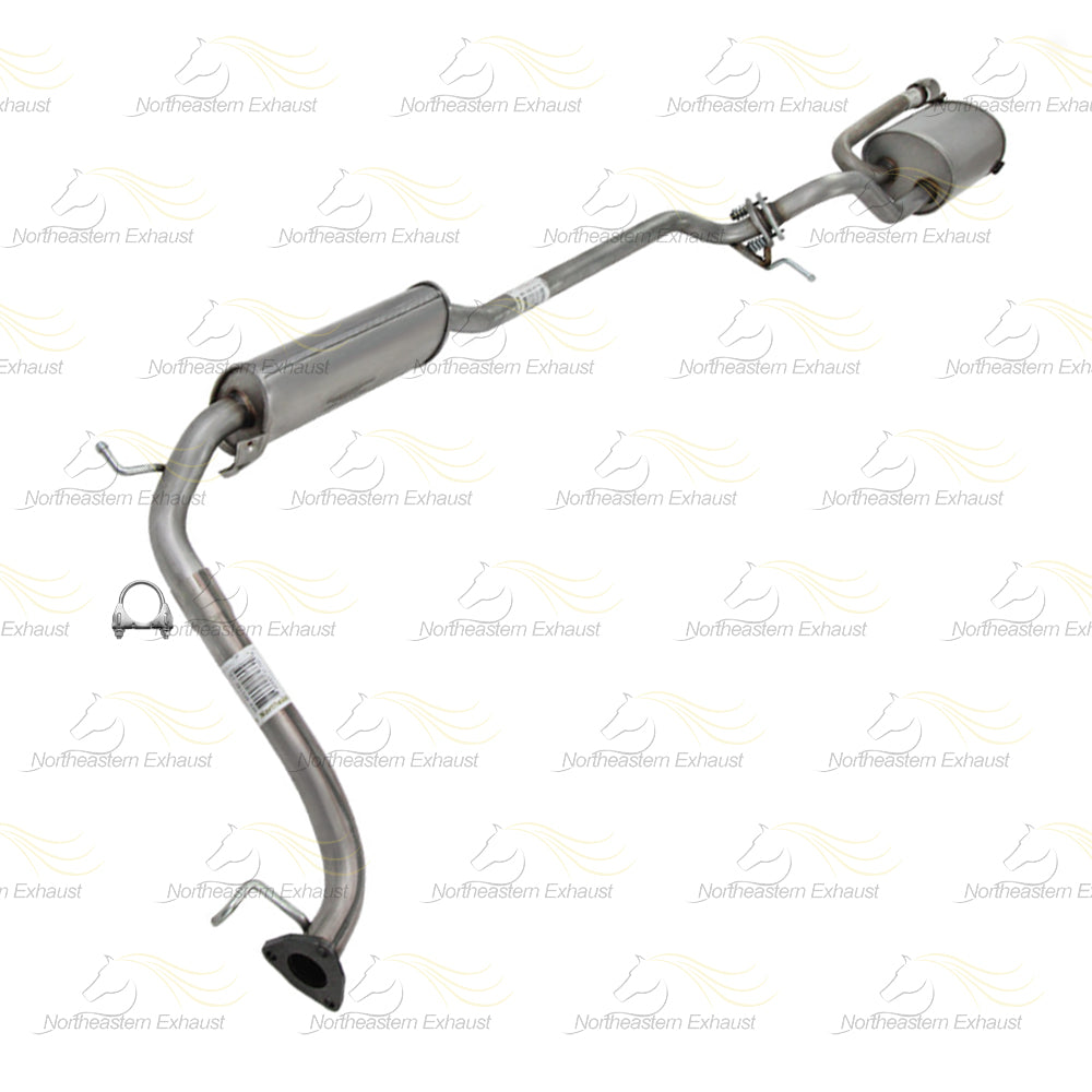 2009-2013 Honda Fit 1.5L Stainless Steel Resonator & Muffler Exhaust Kit