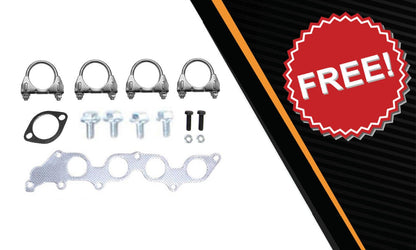 2009-2010 Ford Focus 2.0L Manifold Converter Resonator Muffler with Connector Kit EPA