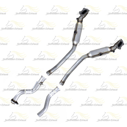 2013-2020 Jeep Grand Cherokee 3.6L EPA-Approved Pair of Catalytic with Pipe Kit