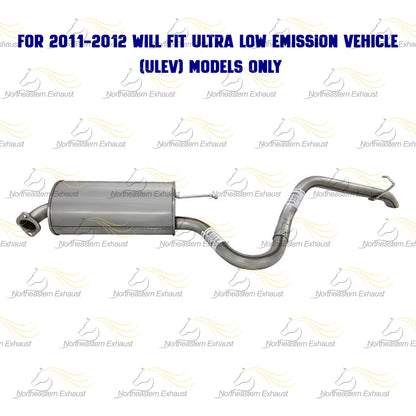 2007-2012 Hyundai Elantra 2.0L Stainless Steel Muffler Assembly