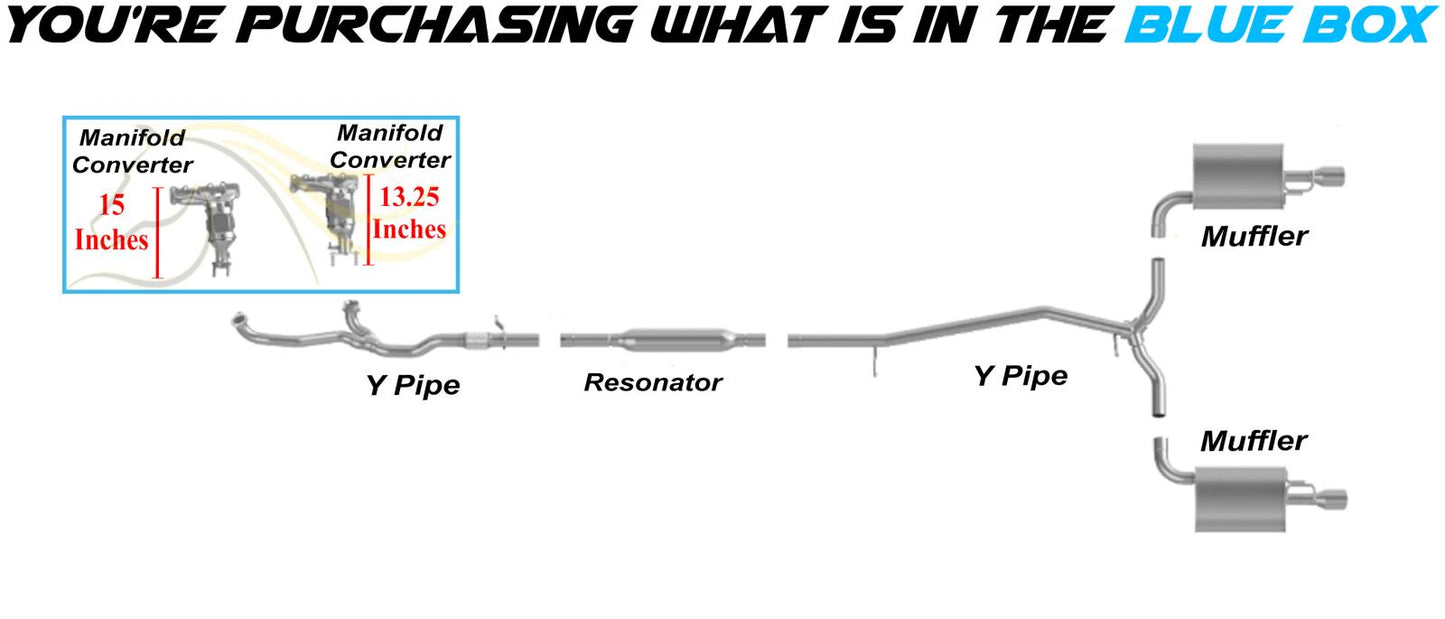 2013-2019 Ford Police Interceptor Utility 3.7L Pair of Exhaust Manifold Catalytic Converter | EPA Approved