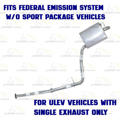 2011-2014 Hyundai Sonata 2.4L Rear Catalytic Converter, Pipes and Muffler System  | EPA Approved