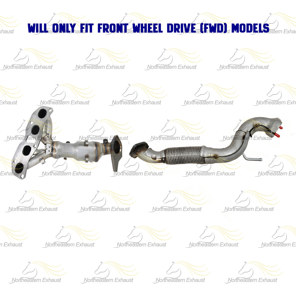 2008-2013 Nissan Rogue 2.5L Exhaust EPA-Approved Manifold Catalytic with Front Pipe Kit