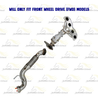 2014-2015 Nissan Rogue Select 2.5L EPA Manifold Converter with Front Pipe Kit | FWD