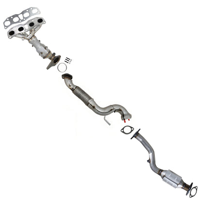 2008-2013 Nissan Rogue 2.5L EPA Manifold with Front Pipe and Rear Catalytic Kit
