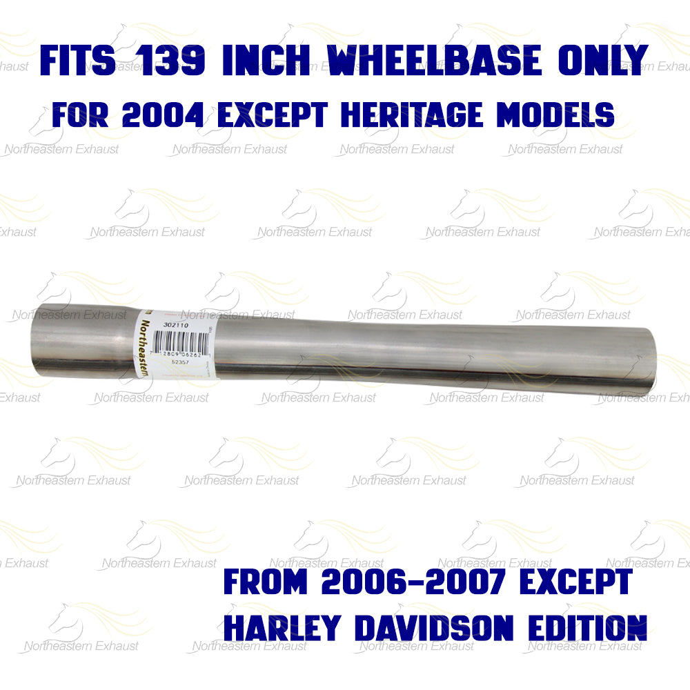 2004-2008 Ford F-150 5.4L 139" WB Stainless Steel Exhaust Extension Pipe